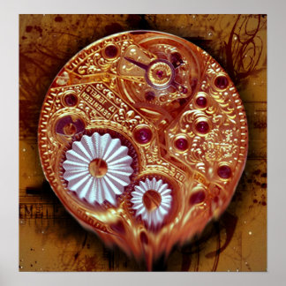 Póster Fantastical Mechanical Poster Close