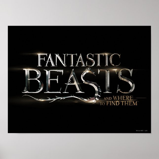 Póster FANTÁSTICAS BEASS Y DÓNDE ENCONTRARLAS™ Logo (Frente)