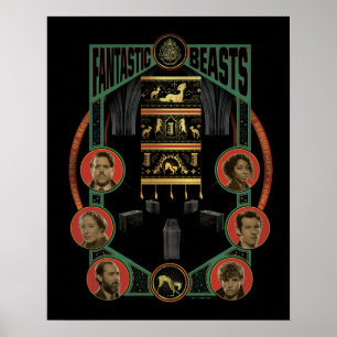 Póster Fantásticas bestias Sala de Exigencia Gráfica