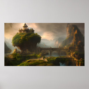 Póster Fantásticas vacaciones de verano en un complejo co