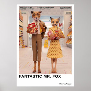 Póster Fantástico Sr. Fox