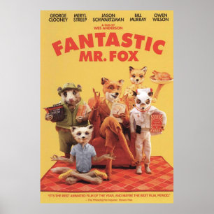 Póster Fantástico Sr. Fox