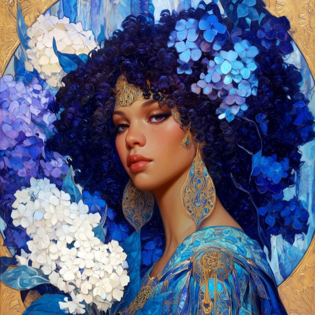 Póster Fantasy Art Black Girl Black Queen Goddess (Subido por el creador)