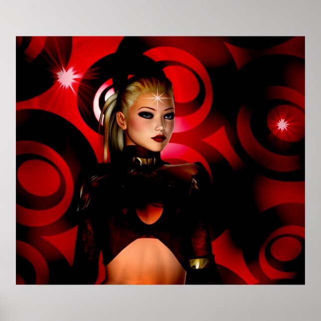 Póster Fantasy Art Poster Red Venus (Frente)