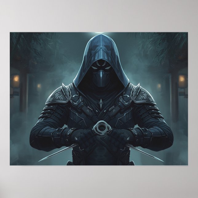 Póster Fantasy Art: “The Whisperer of Arcane Shadows” (Frente)