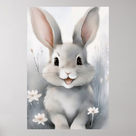 Póster Fantasy Bunny Rabbit Poster