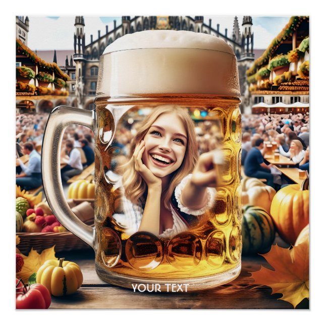 Póster Fantasy Cute Chica City Mug (Anverso)