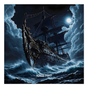 Póster Fantasy Cute Corsair Ghost Ship