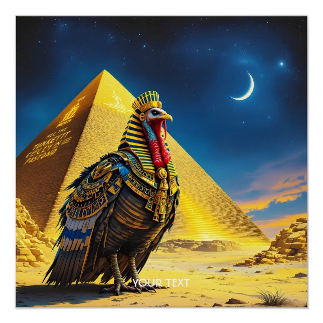 Póster Fantasy Cute Desert Pharaoh Turquía (Anverso)