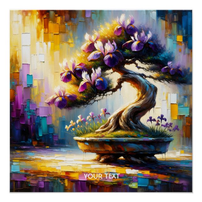 Póster Fantasy Cute Purple Mini Tree (Anverso)