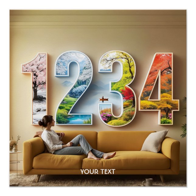 Póster Fantasy Cute Season Four Numbers (Anverso)