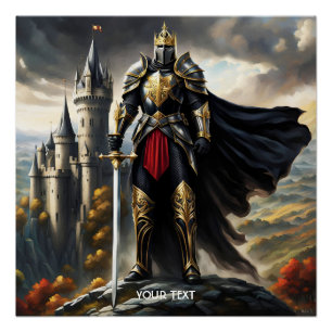 Póster Fantasy Cute Vivid Glorioso Knight King