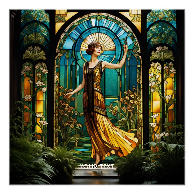Póster Fantasy Cute Vivid Sned Glass (Anverso)