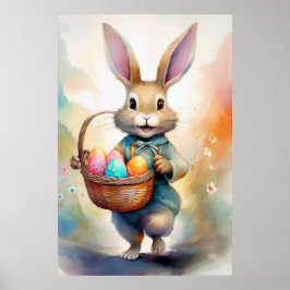 Póster Fantasy Easter Bunny Poster