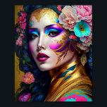 Póster Fantasy Glam Woman Pop Art<br><div class="desc">Fantasía,  ciencia ficción y arte de terror de The Lunarium.</div>