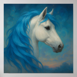 Póster Fantasy Horse portrait 