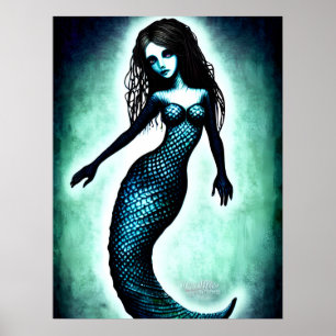 Póster Fantasy Mermaid Poster
