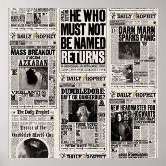 Póster Fantasy Newspaper