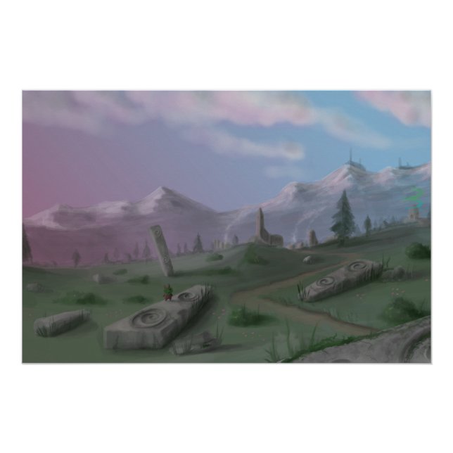Póster Fantasy Painting (Anverso)