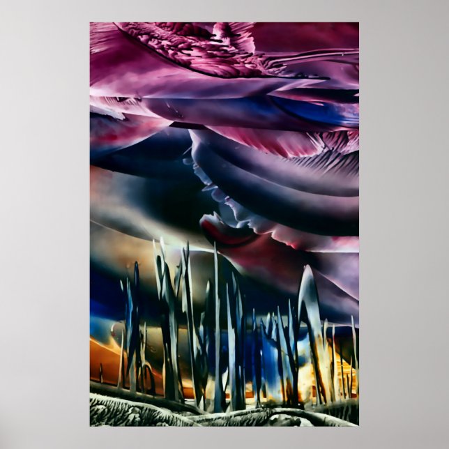 Póster Fantasy Spires (Frente)