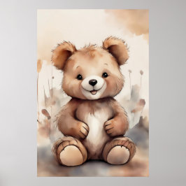Póster Fantasy Teddy Bear Poster