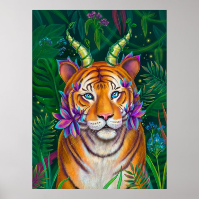 Póster Fantasy Tiger (Frente)