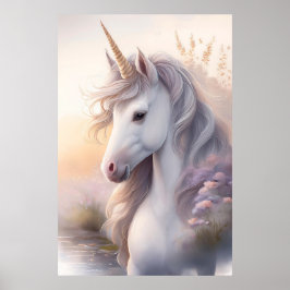 Póster Fantasy Unicorn Poster