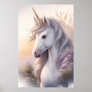 Póster Fantasy Unicorn Poster