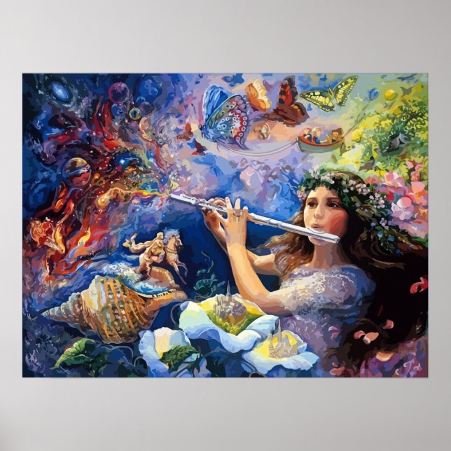 Póster Fantasy Wonderland Art Poster (Frente)