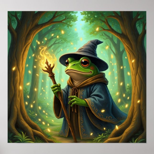 Póster FantasyFrogWizard (Frente)