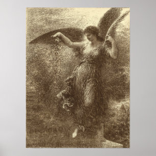 Póster Fantin-Latour - A Eugene Delacroix