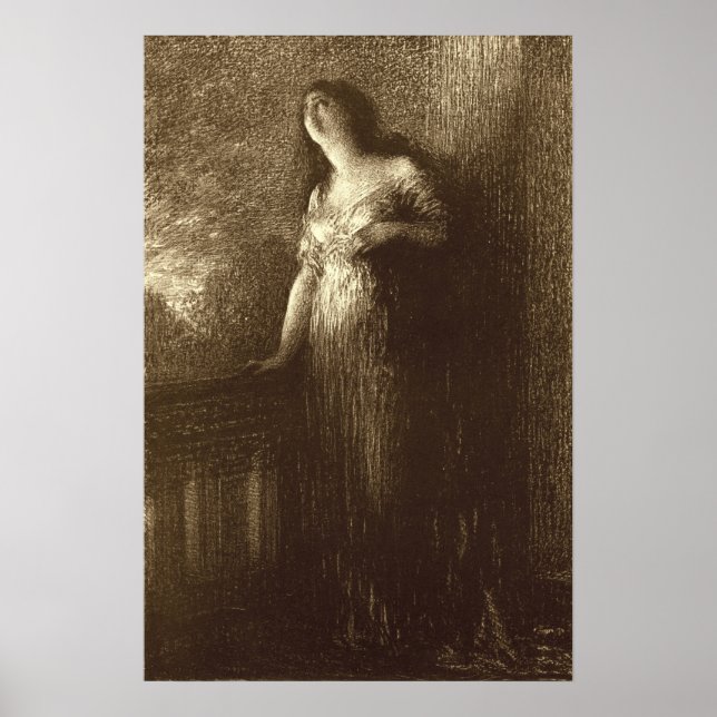 Póster Fantin-Latour - Aria de Julieta (Frente)