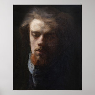 Póster Fantin-Latour - autorretrato