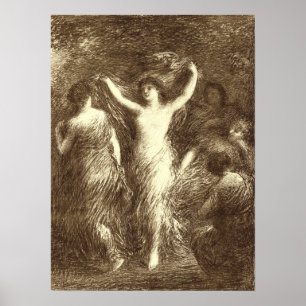 Póster Fantin-Latour - Danzas