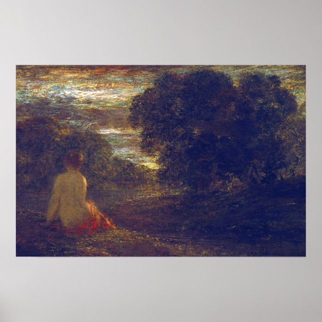 Póster Fantin-Latour - Dusk (Frente)
