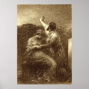 Póster Fantin-Latour - El Baltazar Y La Fatime