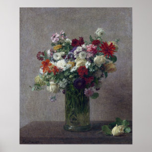 Póster Fantin-Latour - Flowers From Normandy