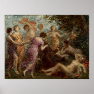 Póster Fantin-Latour - La Tentación De San Antonio