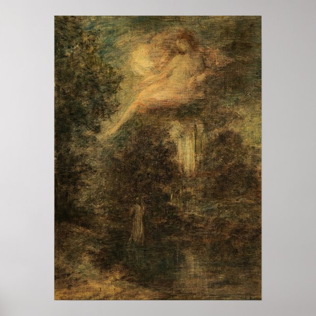 Póster Fantin-Latour - L'Evocation (Soledad) (Frente)