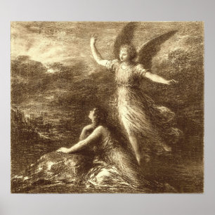 Póster Fantin-Latour - Paradise Y La Peri