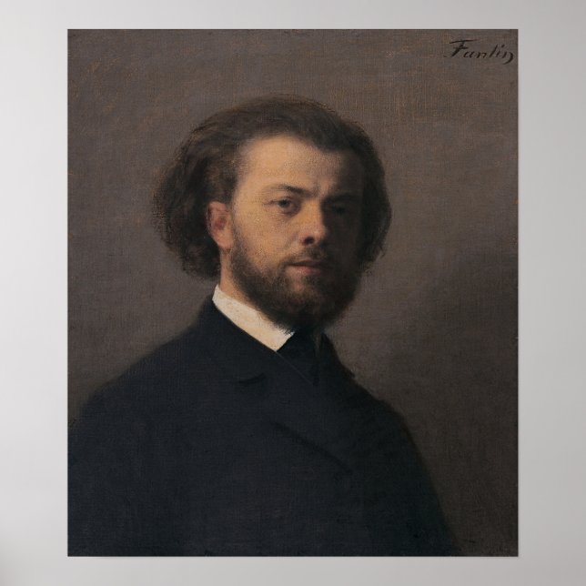 Póster Fantin-Latour - Retrato 1867 (Frente)