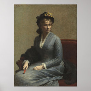 Póster Fantin-Latour - Retrato De La Señorita C. D.