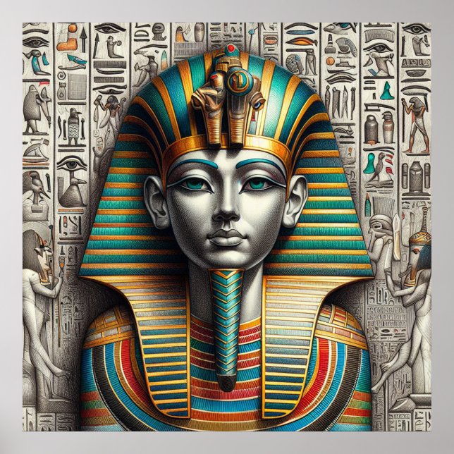  Póster Faraón: Descanso majestuoso special (Frente)