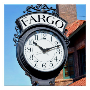 Póster Fargo Clock