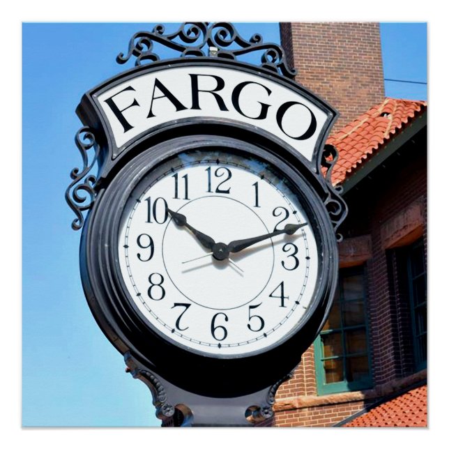 Póster Fargo Clock (Anverso)