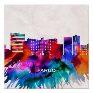 Póster Fargo Skyline