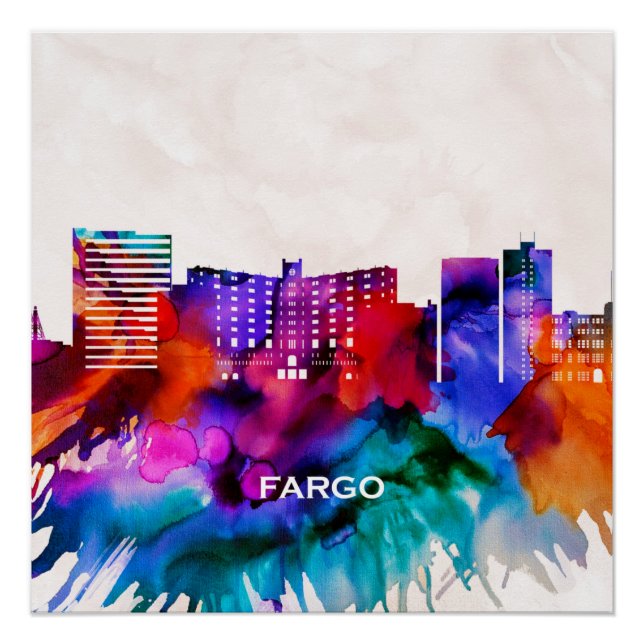 Póster Fargo Skyline (Anverso)