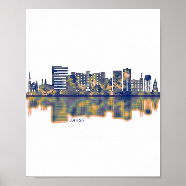 Póster Fargo Skyline (Frente)