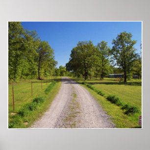 Póster Farm Driveway