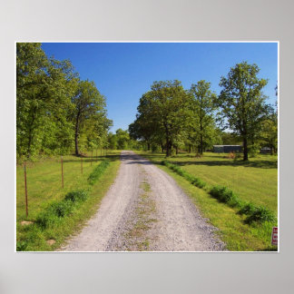 Póster Farm Driveway